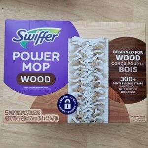 Swiffer PowerMop Wood Mopping Pads, Brand New